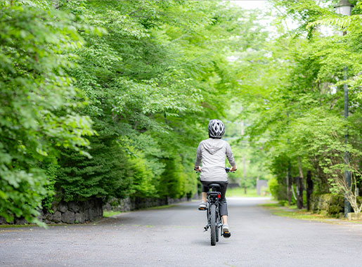 軽井沢の観光スポットを巡る 森林浴サイクリング